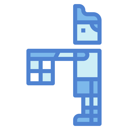 Linesman Monochrome Blue icon