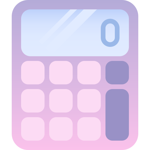 calcolatrice Pixelmeetup Flat icona