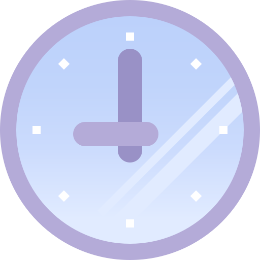 reloj Pixelmeetup Flat icono
