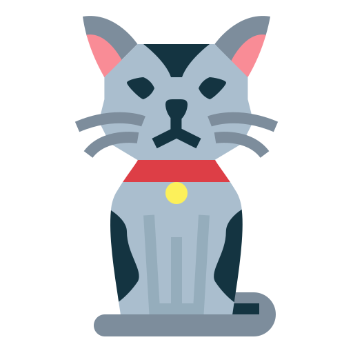gato Smalllikeart Flat icono
