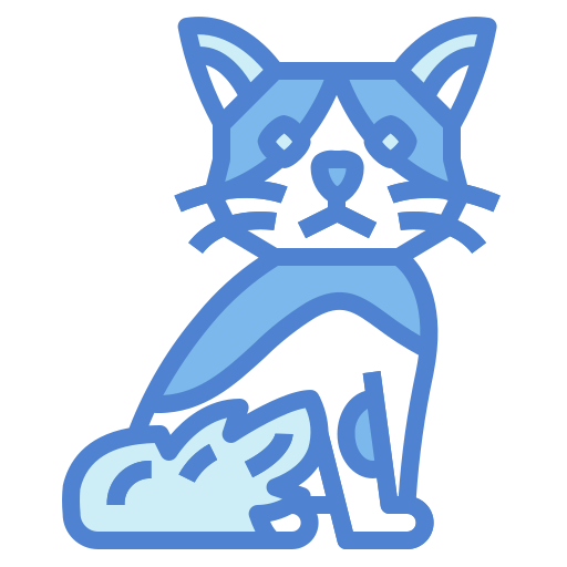 gato cymric Generic Blue icono