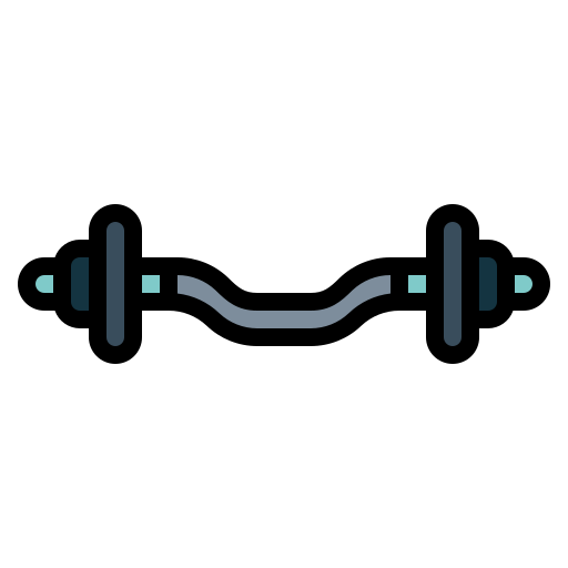 Barbell Smalllikeart Lineal Color icon