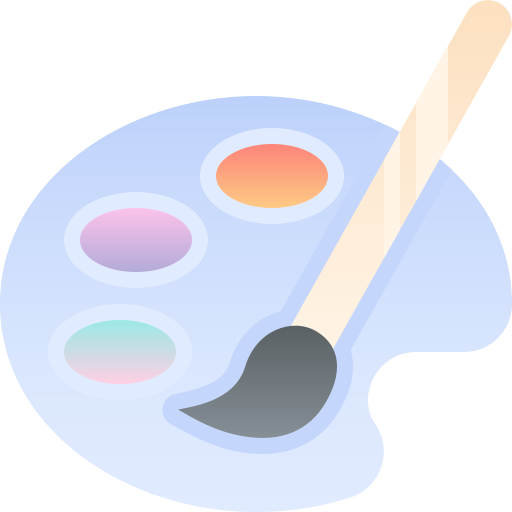 herramienta de pintura Pixelmeetup Flat icono