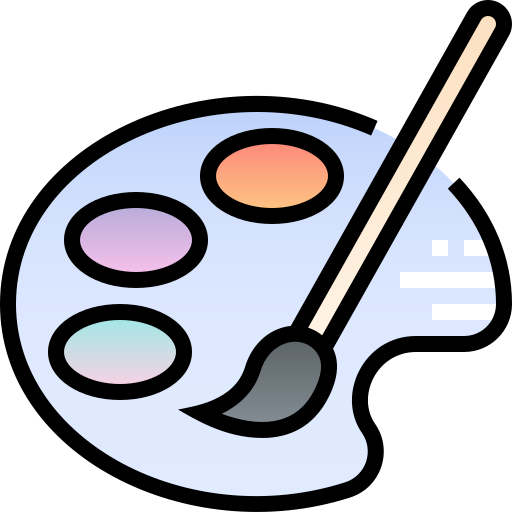 herramienta de pintura Pixelmeetup Lineal Color icono