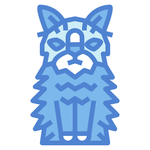noorse boskat Generic Blue icoon