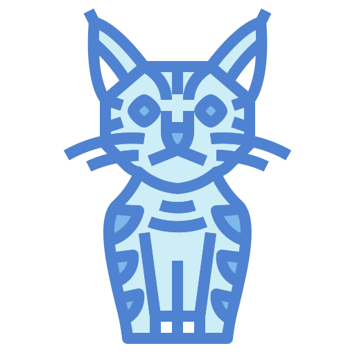 gatto pixie bob Generic Blue icona
