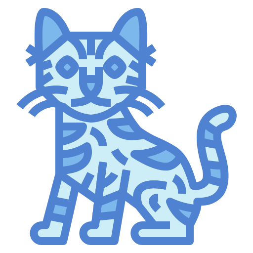 gatto del serengeti Generic Blue icona