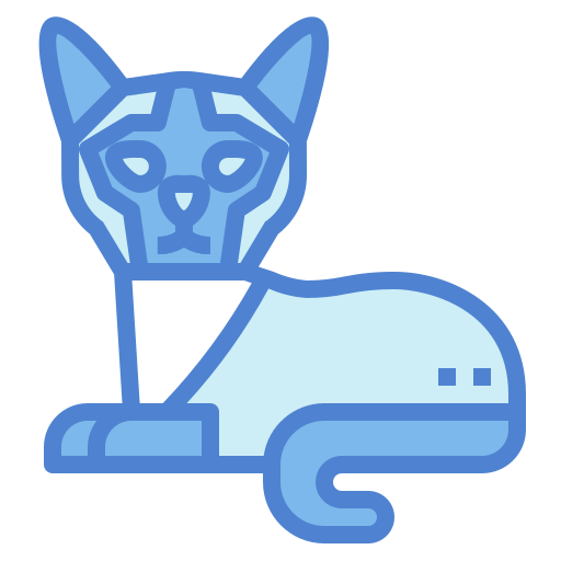 gatto siamese Generic Blue icona