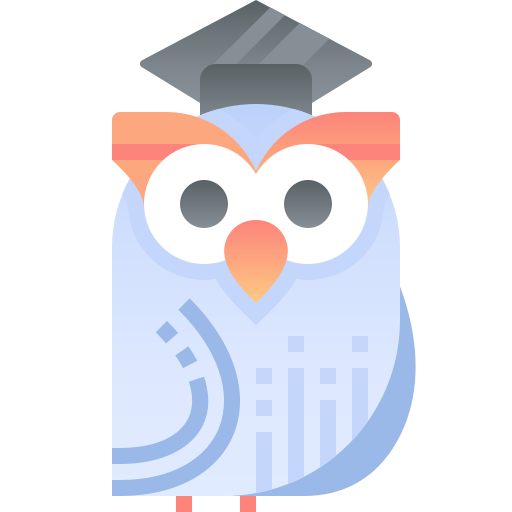 Owl Pixelmeetup Flat icon