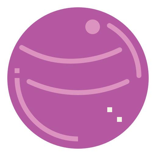 Ball Smalllikeart Flat icon