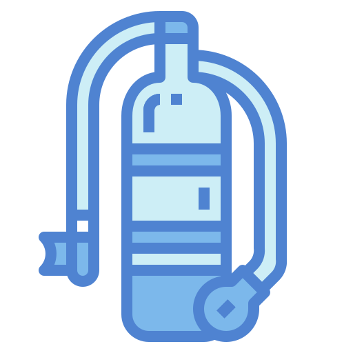 zuurstoftank Generic Blue icoon