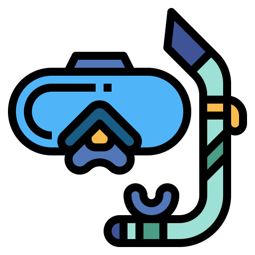 Snorkel Smalllikeart Lineal Color icon