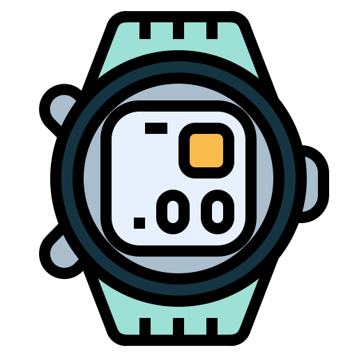 Smart watch Smalllikeart Lineal Color icon