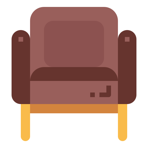 fauteuil Smalllikeart Flat icoon
