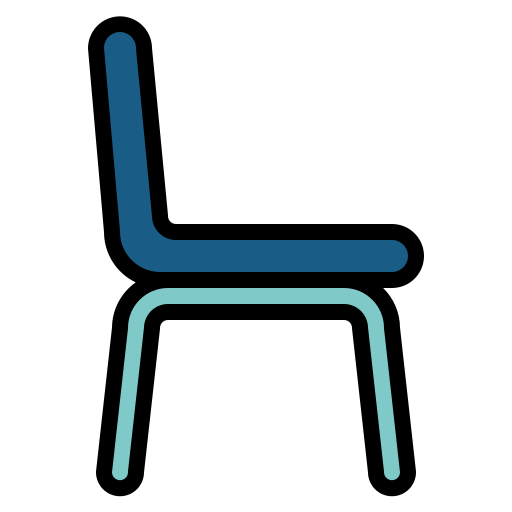 椅子 Smalllikeart Lineal Color icon
