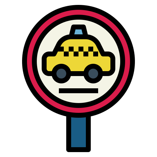 택시 신호 Smalllikeart Lineal Color icon