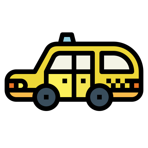 taxi Smalllikeart Lineal Color ikona