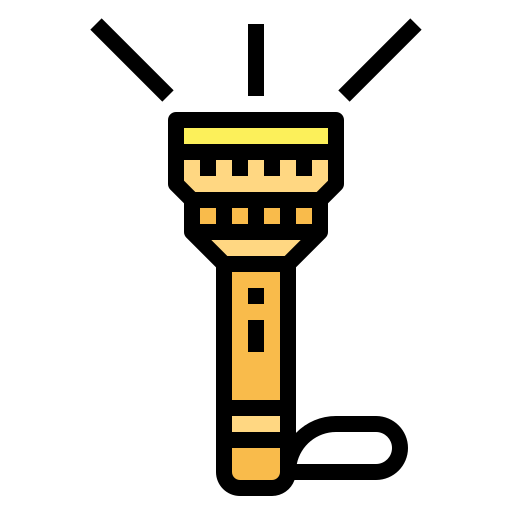 Flashlight Smalllikeart Lineal Color icon