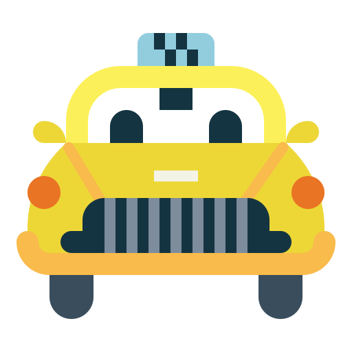 タクシー Smalllikeart Flat icon