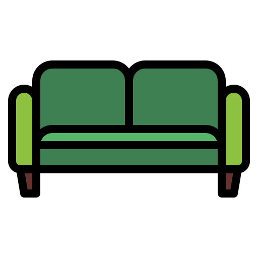sofa Smalllikeart Lineal Color Icône