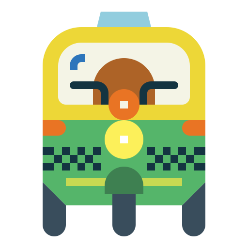 Rickshaw Smalllikeart Flat icon