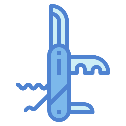 Перочинный нож Generic Blue иконка