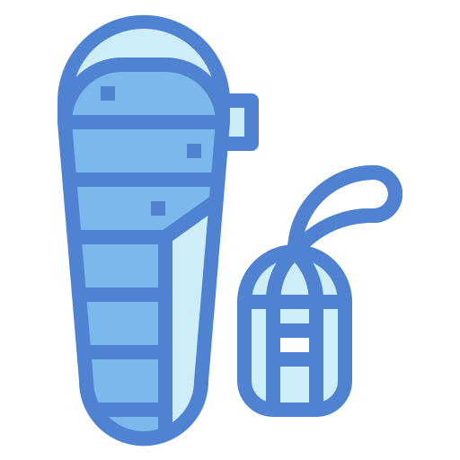 bolsa de dormir Generic Blue icono