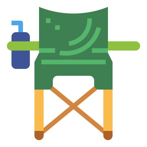 krzesło kempingowe Smalllikeart Flat ikona
