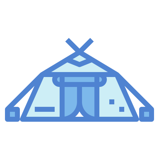 Tent Generic Blue icon