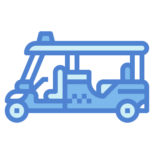 Rickshaw Generic Blue icon