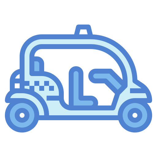 Rickshaw Generic Blue icon