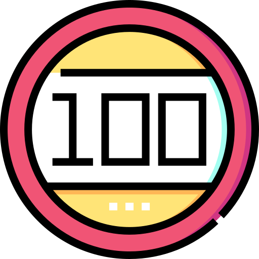 100 Detailed Straight Lineal color icon