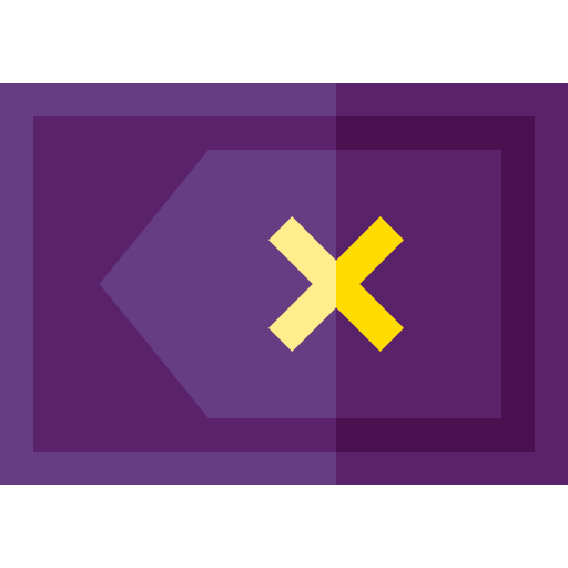 バックスペース Basic Straight Flat icon