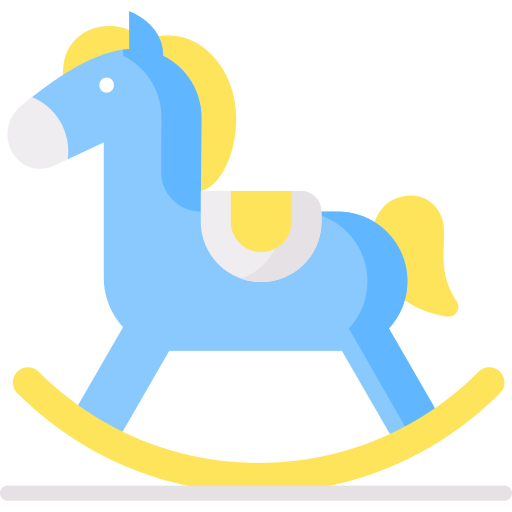 koń na biegunach Special Flat ikona