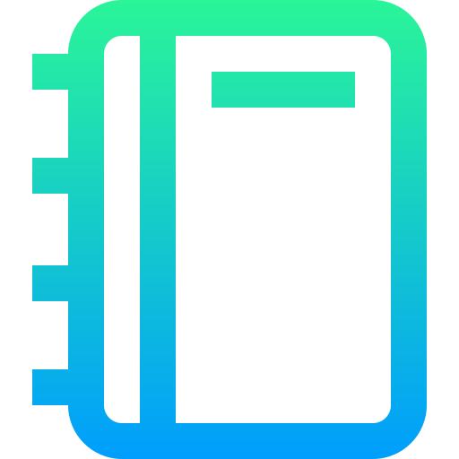 computadora portátil Super Basic Straight Gradient icono