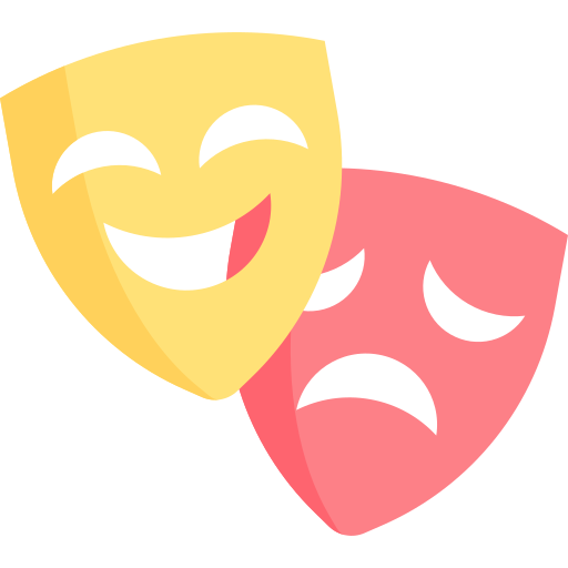 máscara de teatro Special Flat icono