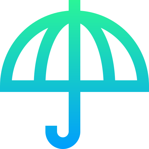우산 Super Basic Straight Gradient icon