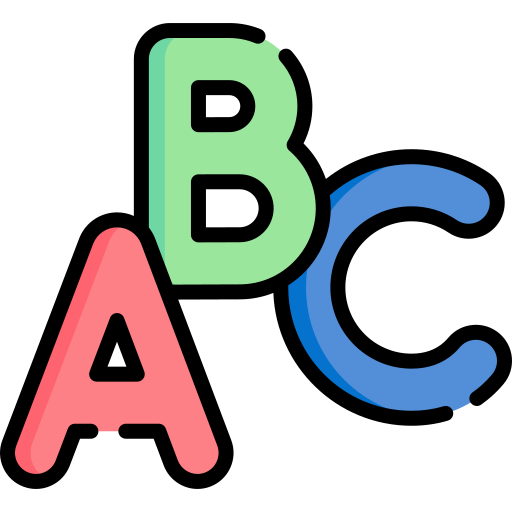 alphabet Special Lineal color Icône