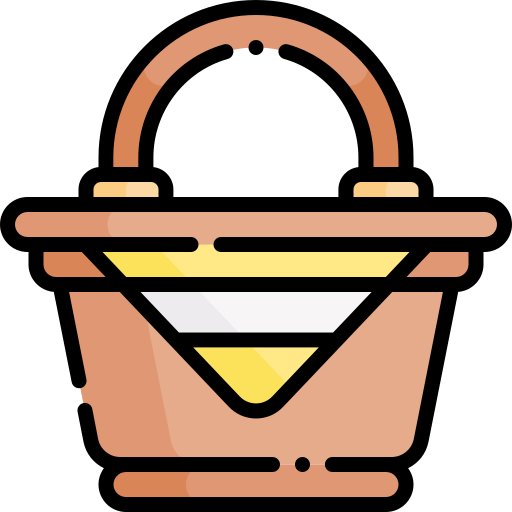 cesta de picnic Generic Outline Color icono