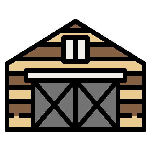 Barn Generic Outline Color icon