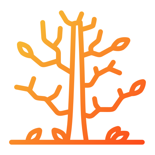 albero secco Generic Gradient icona