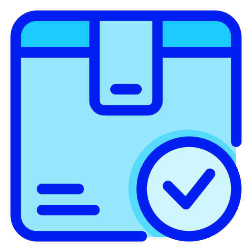 Package checking Generic Blue icon
