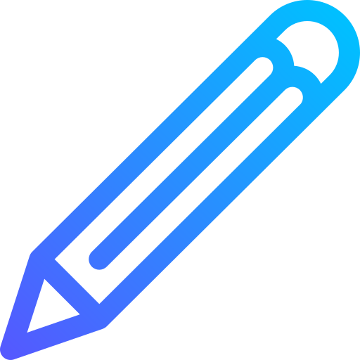 ołówek Basic Gradient Lineal color ikona