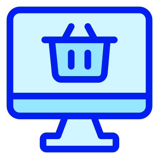 zakupy online Generic Blue ikona