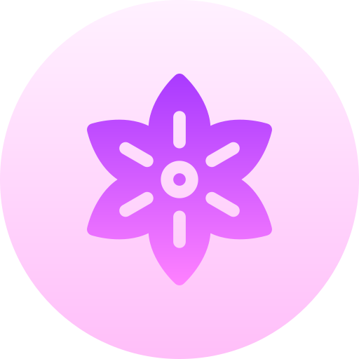estrela Basic Gradient Circular Ícone