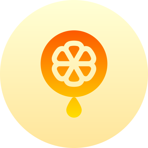 cytrynowy Basic Gradient Circular ikona