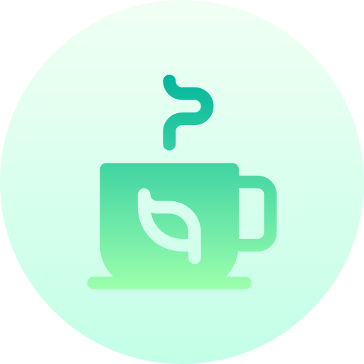 Tea mug Basic Gradient Circular icon