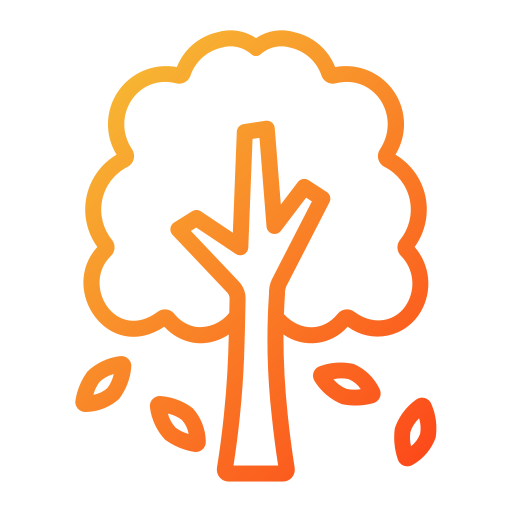 가을 나무 Generic Gradient icon