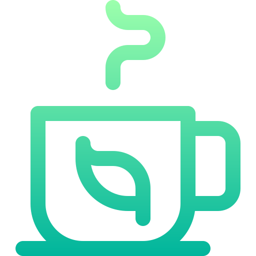 Tea mug Basic Gradient Lineal color icon