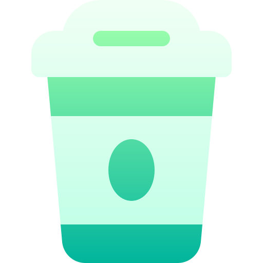 kaffeetasse Basic Gradient Gradient icon